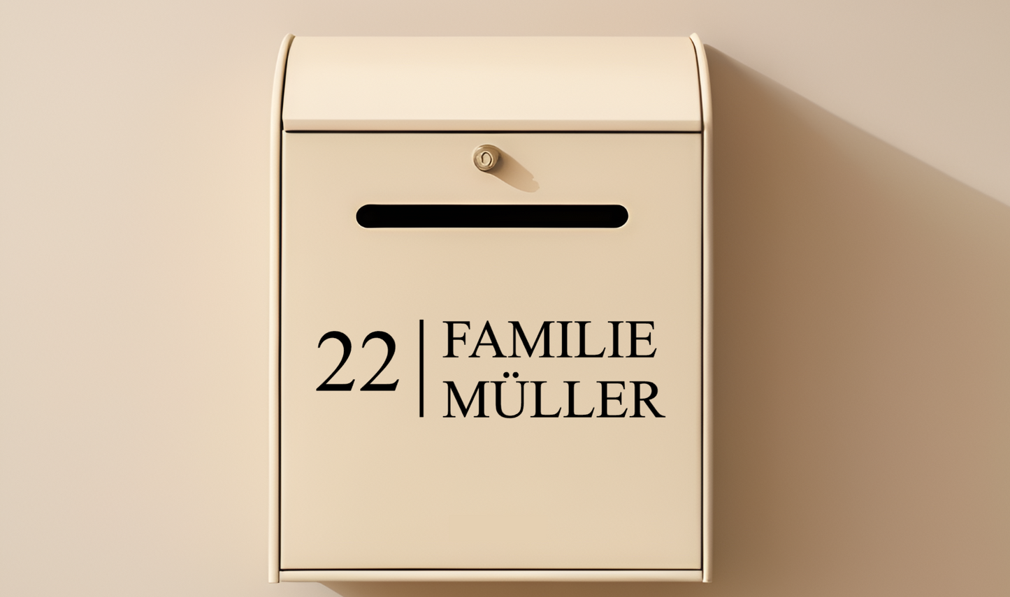 Briefkasten-Aufkleber No.1