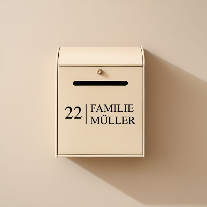 Briefkasten-Aufkleber No.1