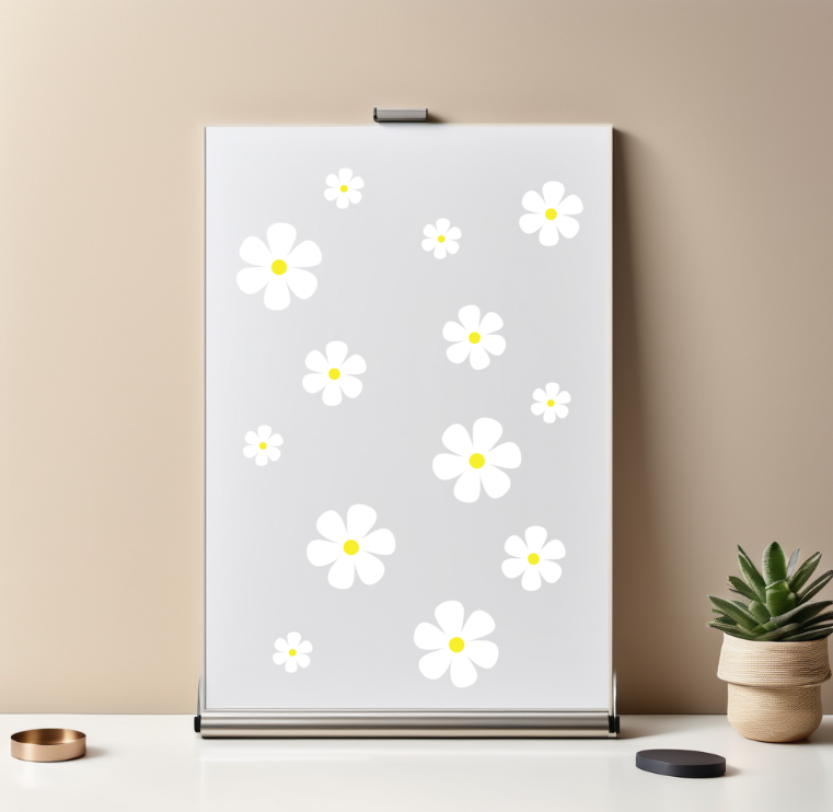 Aufkleber Blumen-Set