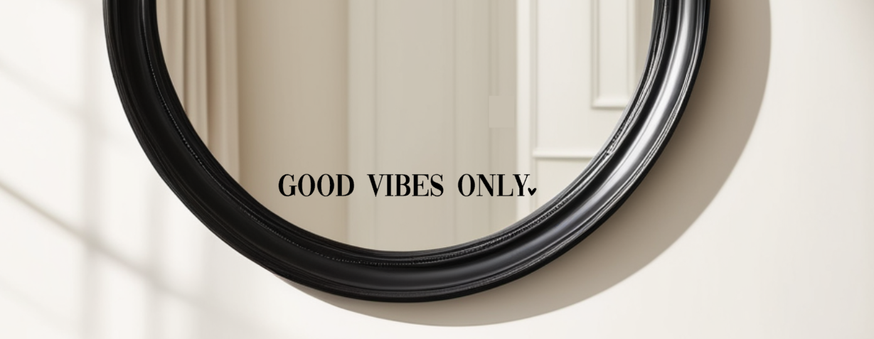 Aufkleber "Good Vibes Only"