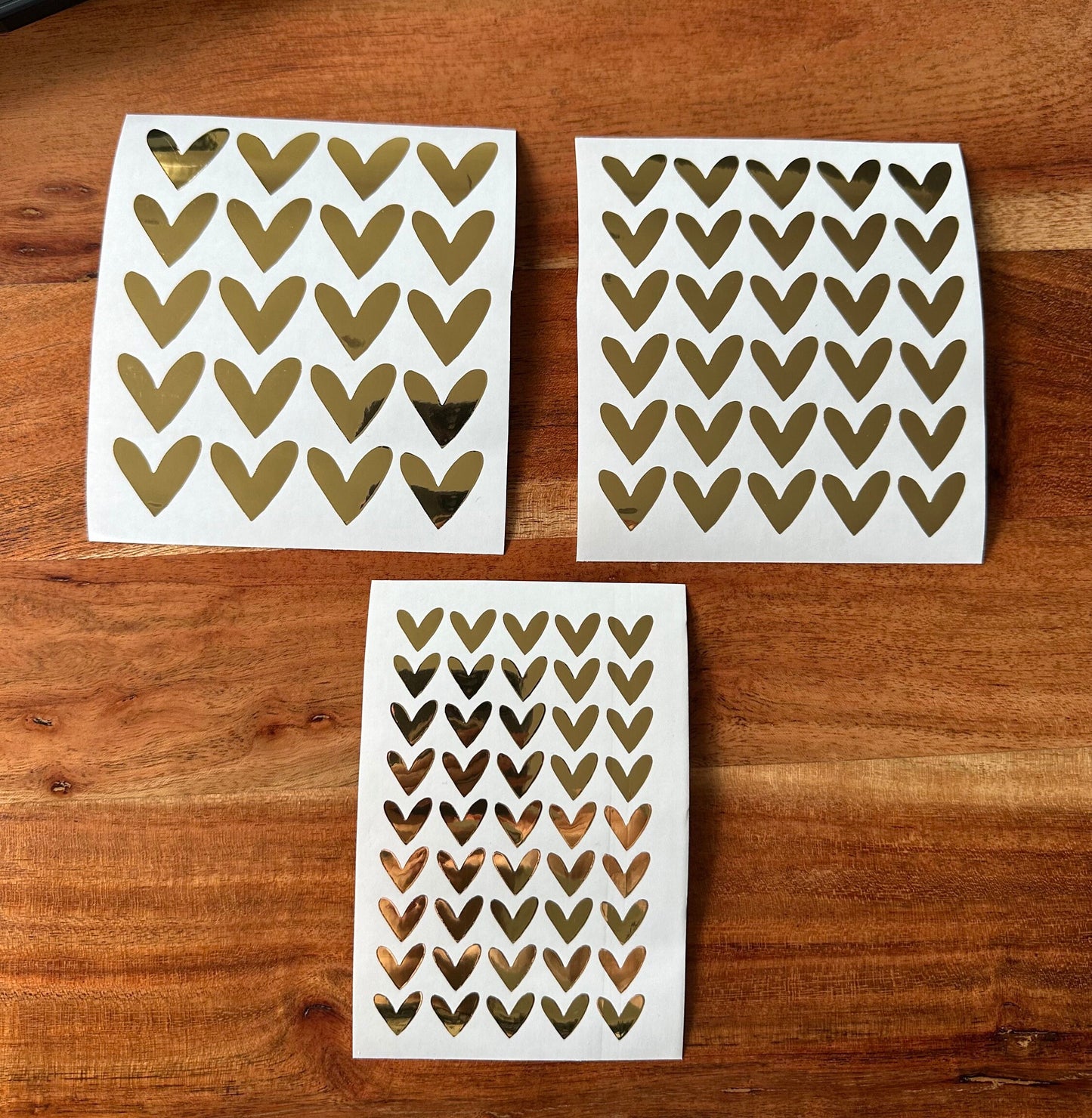 Herz Aufkleber | Stickerbogen | Vinylaufkleber Vinylsticker | Herz Aufkleber | DIY | Kinder | Hochzeit | Geschenke | Kleine Herzen