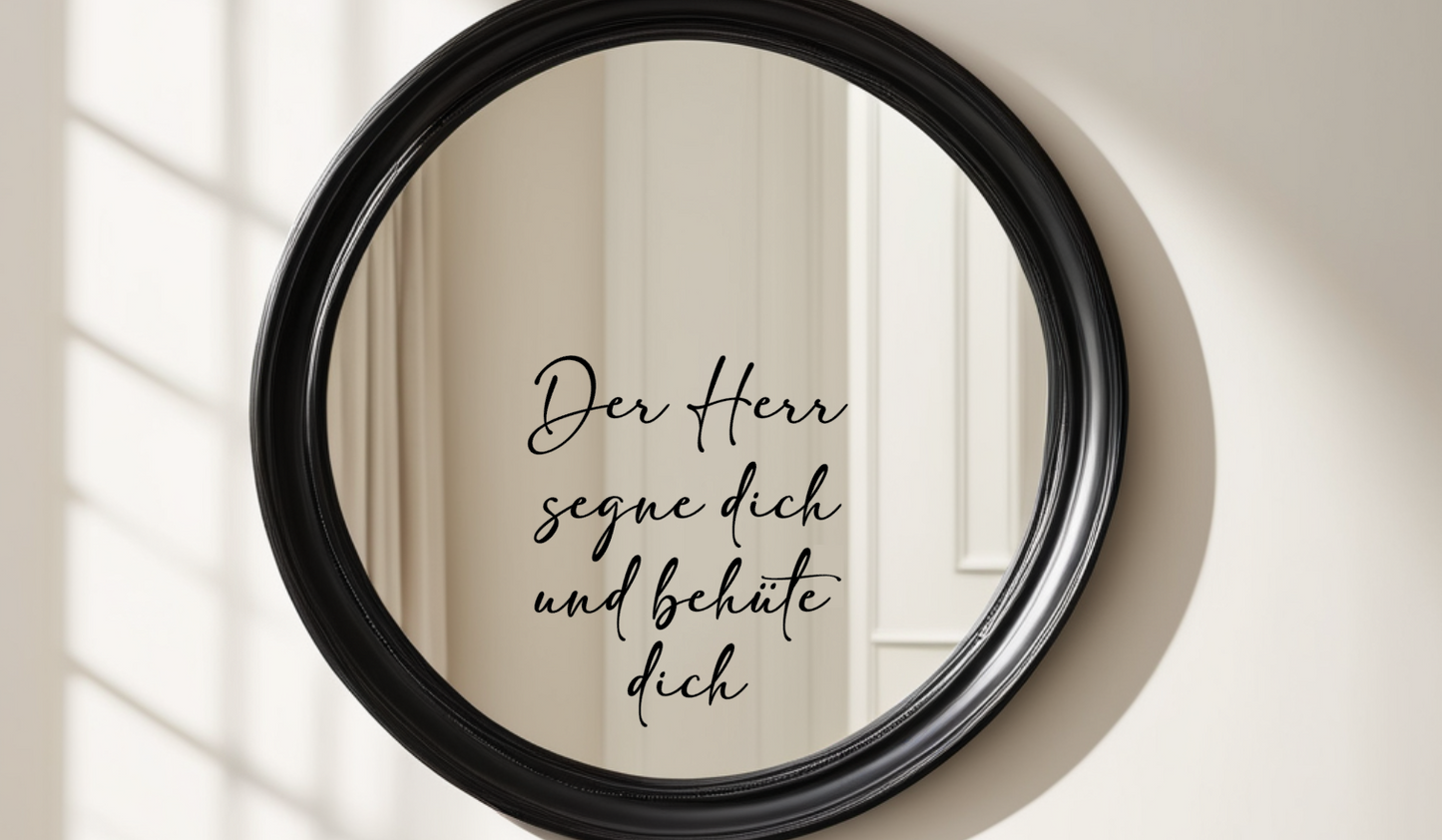 Aufkleber "Der Herr segne dich und behüte dich"
