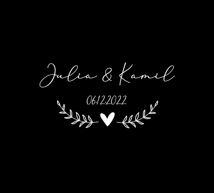 Just Married Aufkleber No.1