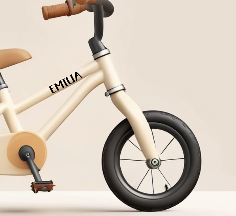 Aufkleber für Fahrrad - Personalisierbar