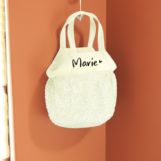 Netztasche "Mit Namen"