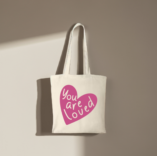 Baumwolltasche "You Are Loved"