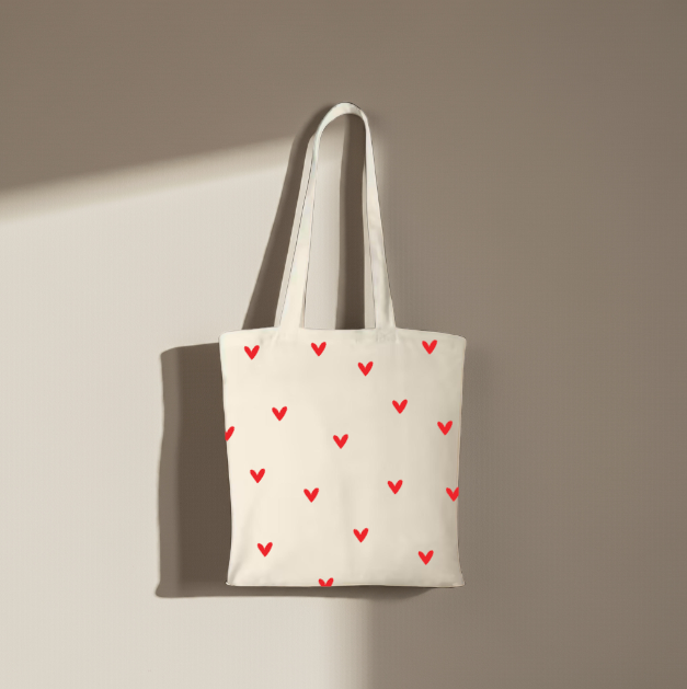 Baumwolltasche "Herzchen"