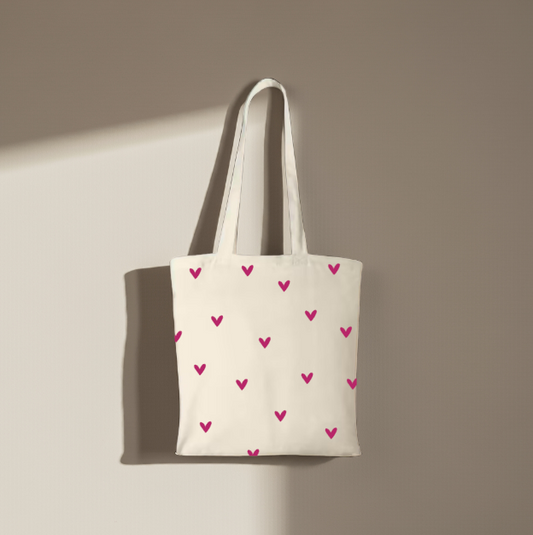 Baumwolltasche "Herzchen"