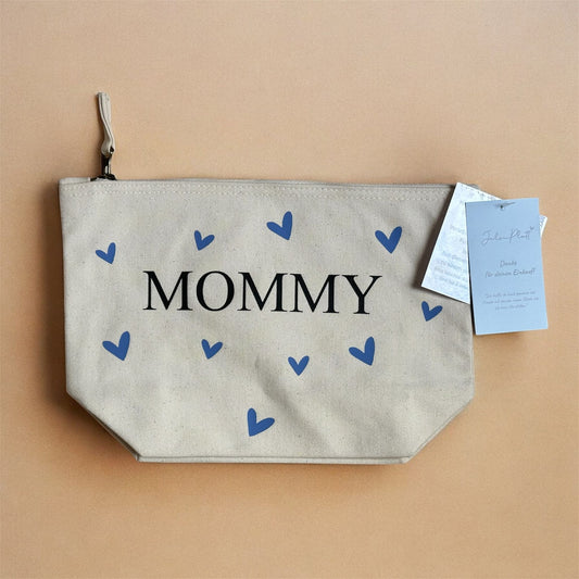 Kosmetiktasche "MOMMY mit Herzen"