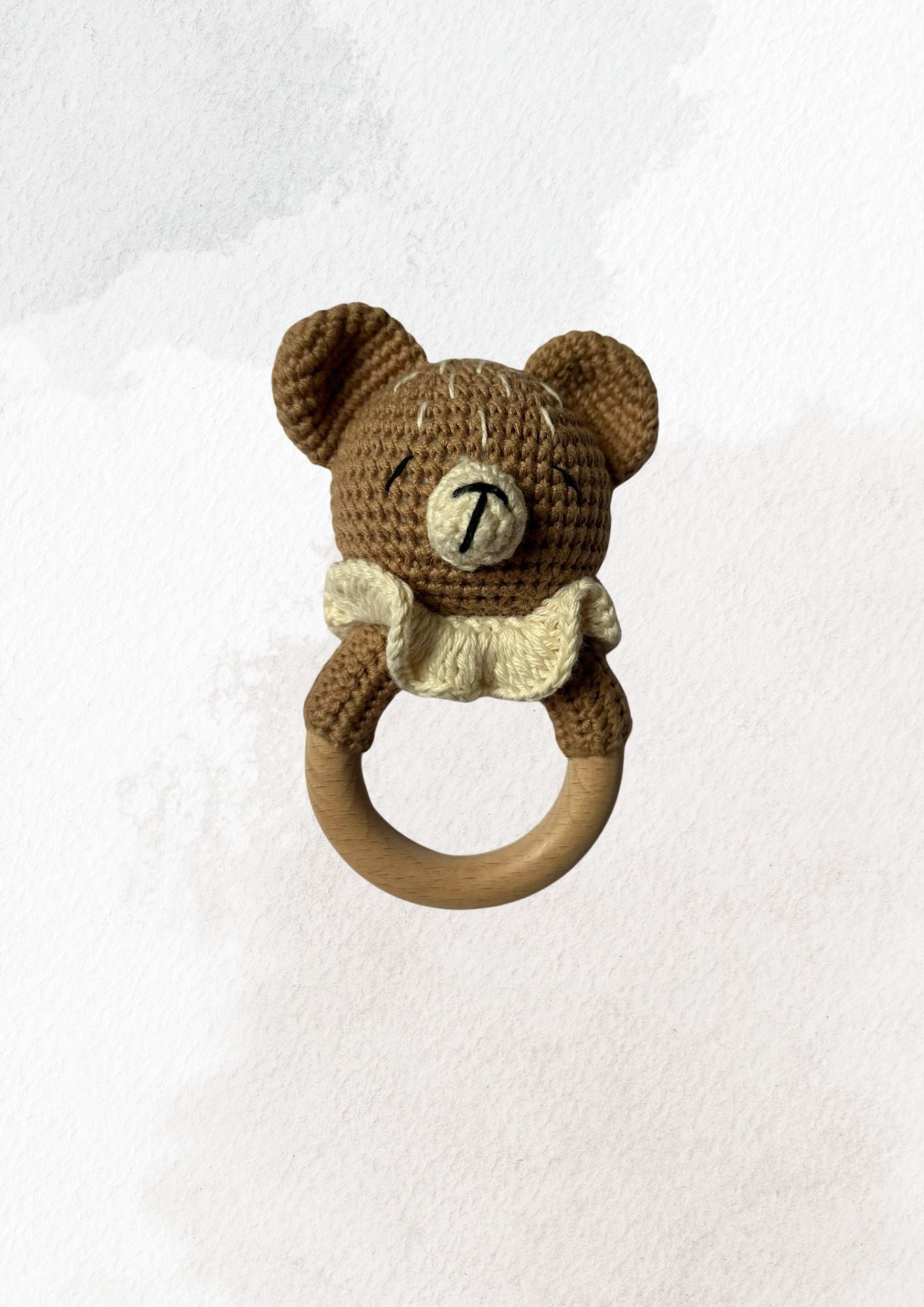 Babyrassel mit Holzring