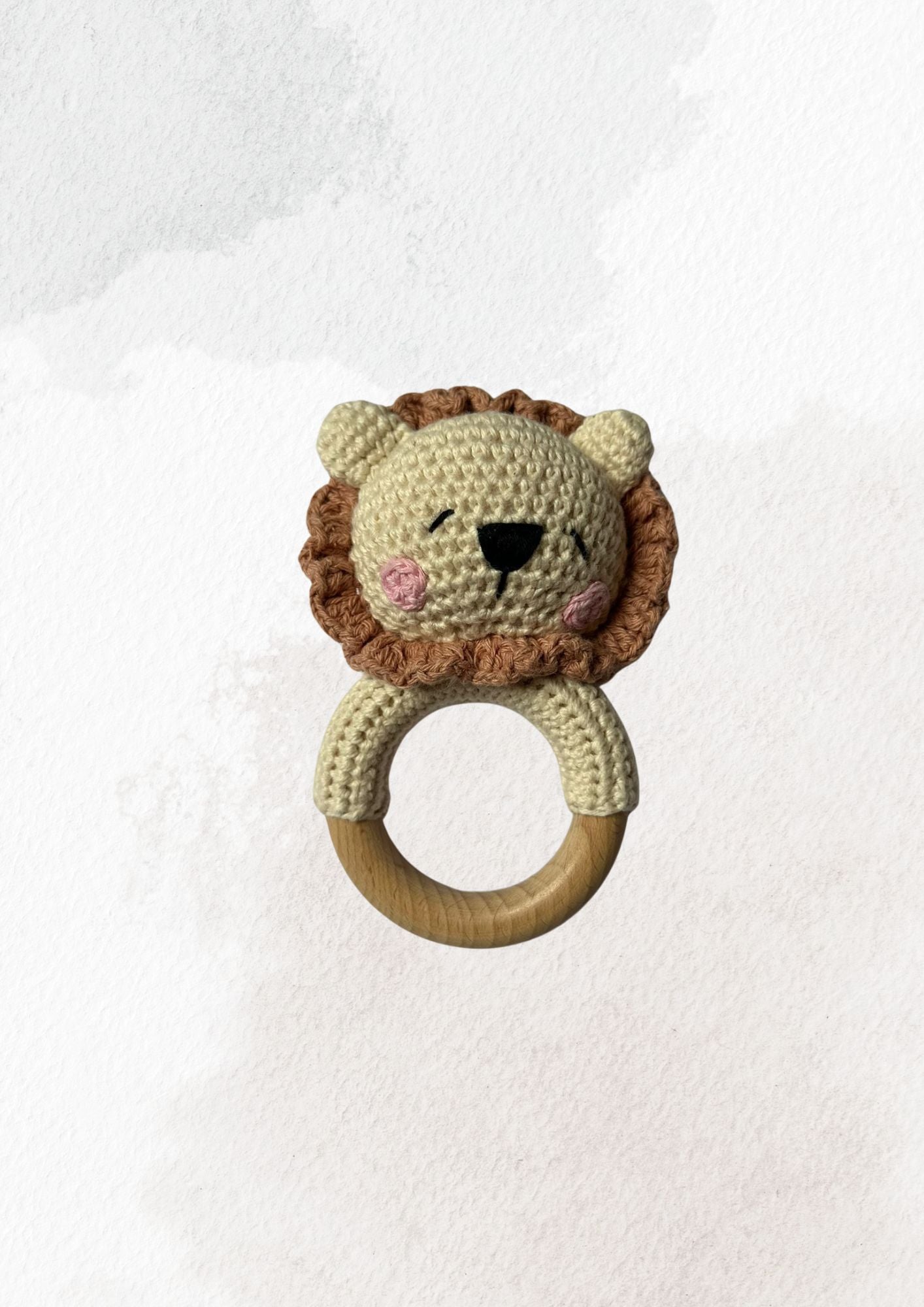 Babyrassel mit Holzring