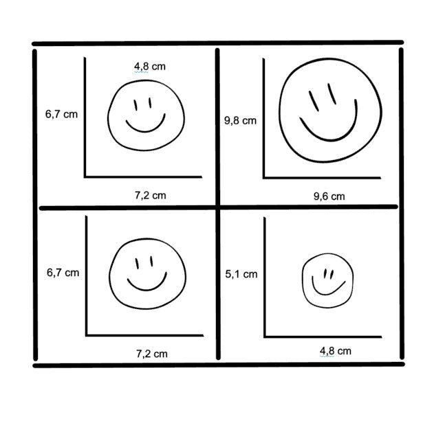 Aufkleber Spiegel | Smiley | Affirmation | Selbstliebe | Sticker für Laptop | Positives Mindset | Smile verschiedene Größen | 17 Stück