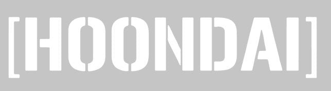 Hoondai | Hyundai | Hyundai i30n | i20N | Kona | Tuning | Auto | Car | Sticker | Scheiben Aufkleber | Autoaufkleber | Autosticker |