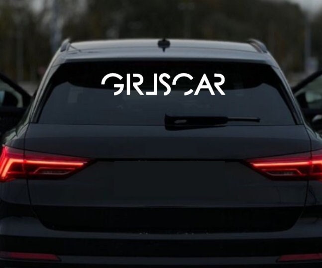 Girlscar | Automädchen | Tunerin |Tuning | Auto | Car | Sticker | Scheiben Aufkleber | Autoaufkleber | Autosticker | Geschenk | Girl Tuning