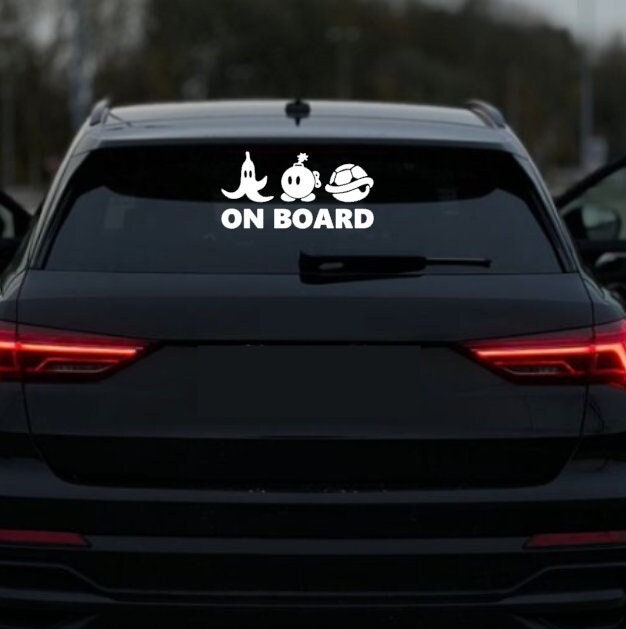 On Board | Tuning | Auto | Car | Sticker | Scheiben Aufkleber | Autoaufkleber | Autosticker | Geschenk | Witzige Aufkleber