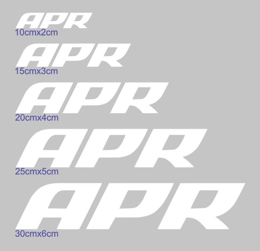APR | Tuning | Auto | Car | Sticker | Scheiben Aufkleber | Autoaufkleber | Autosticker | Geschenk | Witzige Aufkleber
