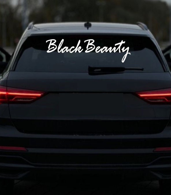 BlackBeauty | Tuning | Auto | Car | Sticker | Scheiben Aufkleber | Autoaufkleber | Autosticker | Geschenk | Witzige Aufkleber